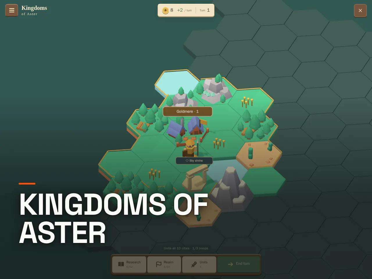 Screenshot of Kingdoms of Aster